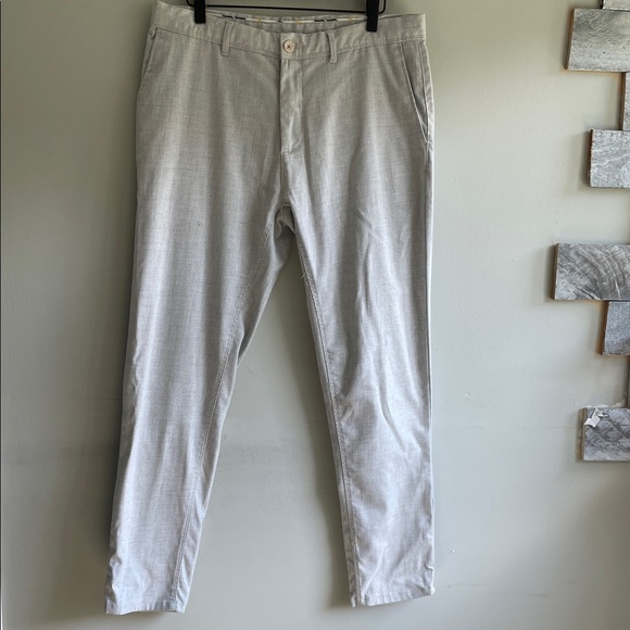 Zara Men's Light Gray Pants - Picture 1 of 8